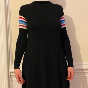UNIF retro wool dress with stripes